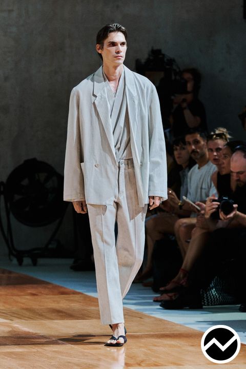 Lemaire, SS27 menswear, Drop Shoulder Jacket, look 2
