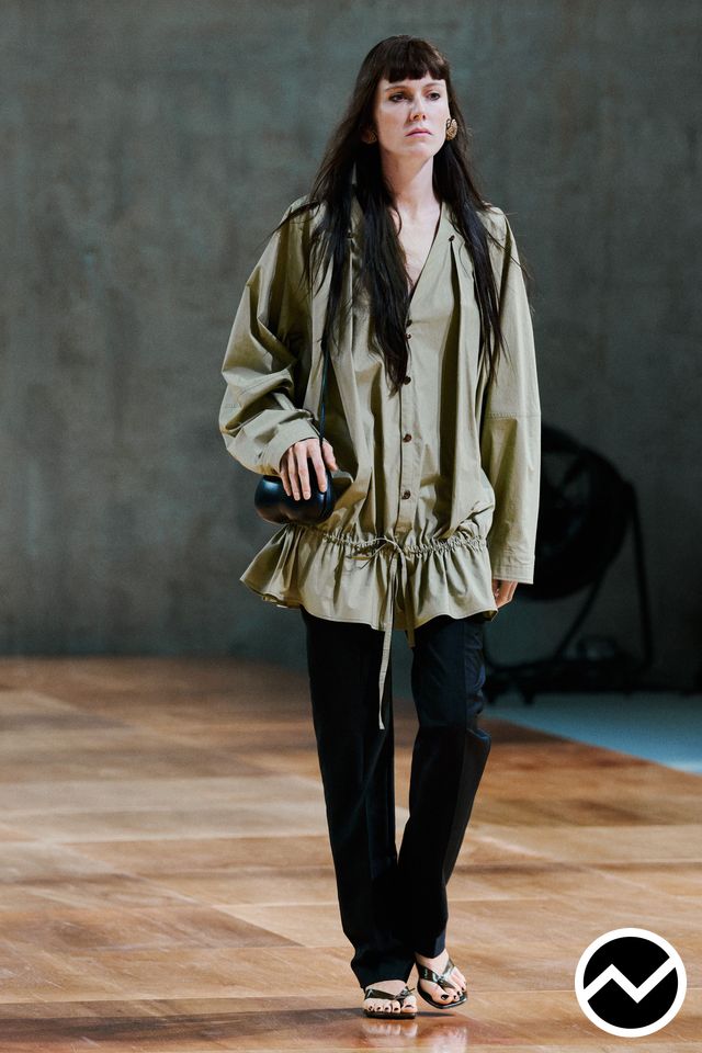 Lemaire, SS27 womenswear, Seafoam, look 12