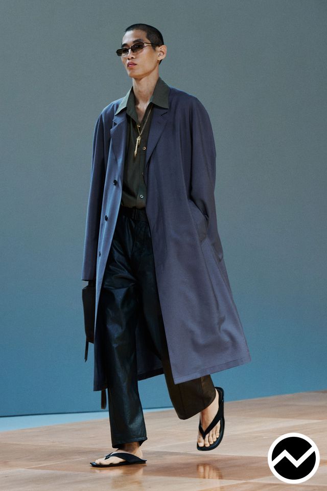 Lemaire, SS27 menswear, Charcoal, look 34