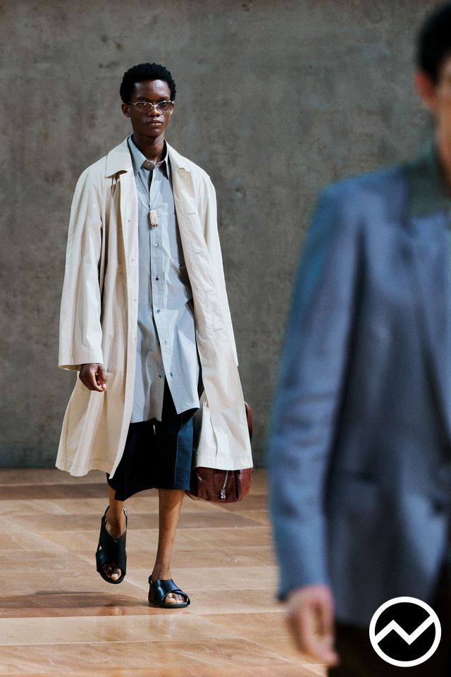 Lemaire, SS27 menswear, Stand Collar Coat, look 40