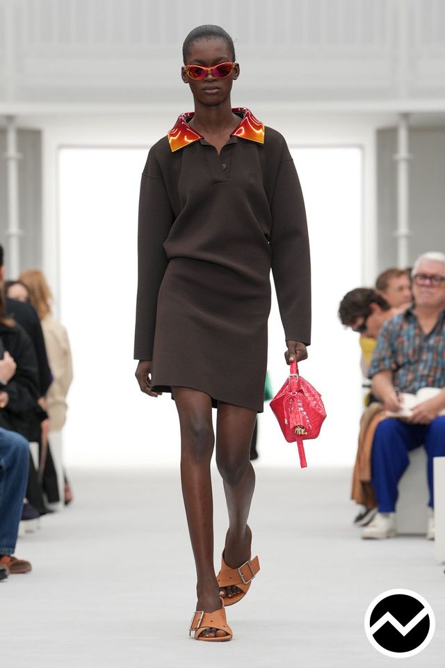Loewe, SS27 womenswear, Coffee, look 7