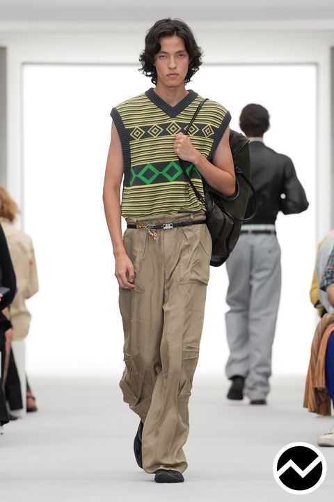 Loewe, SS27 menswear, Geometric, look 13