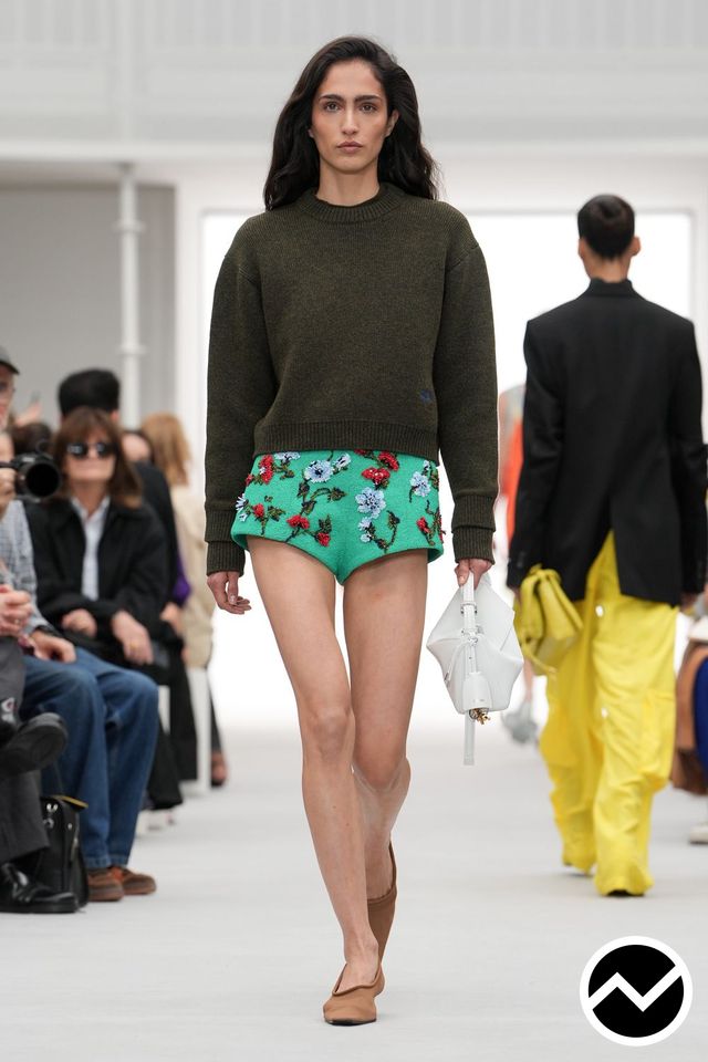 Loewe, SS27 womenswear, Moss, look 61