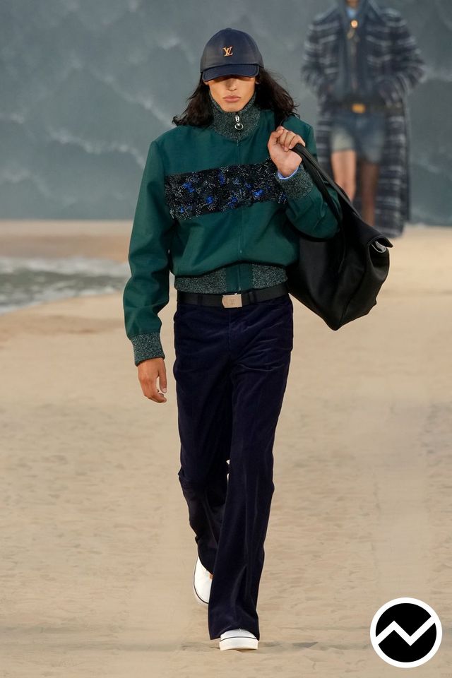 Louis Vuitton, SS27 menswear, Royal Blue, look 28