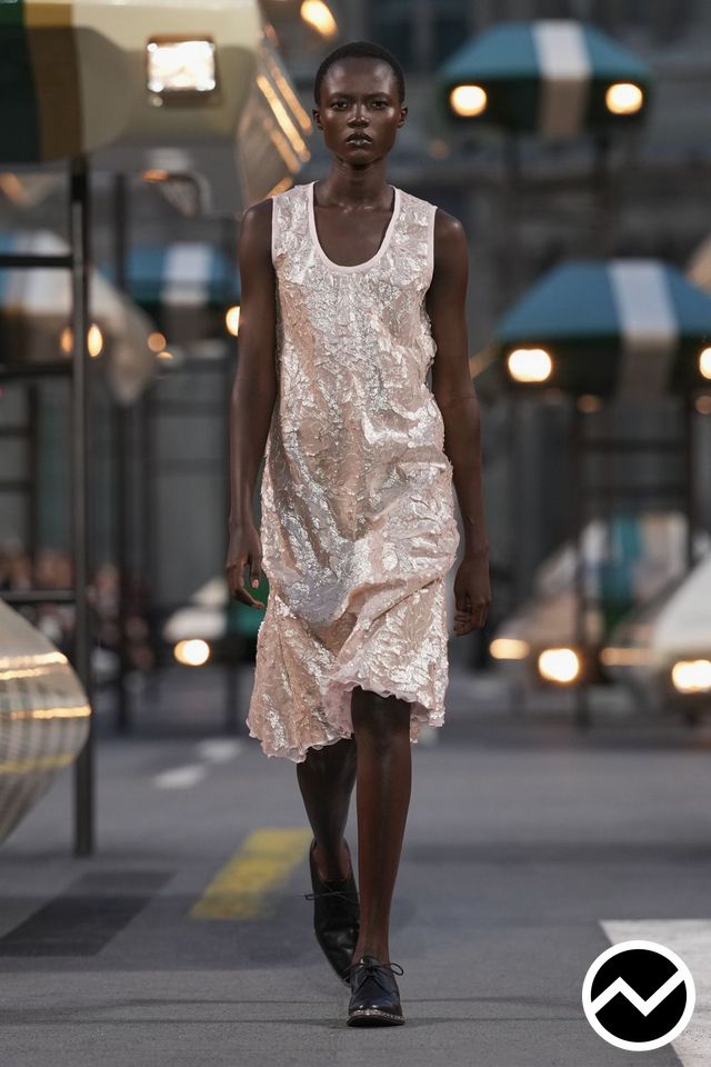 Louis Vuitton, SS27 womenswear, Scoop Neckline Dress, look 7