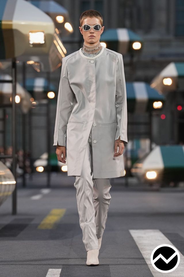 Louis Vuitton, SS27 womenswear, Mineral Grey, look 8