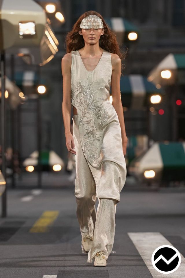Louis Vuitton, SS27 womenswear, 20s Retro, look 46