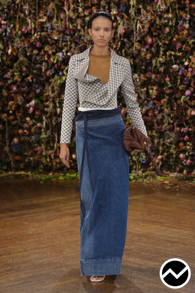 Maison Margiela, SS27 womenswear, Nordic Blue, look 16