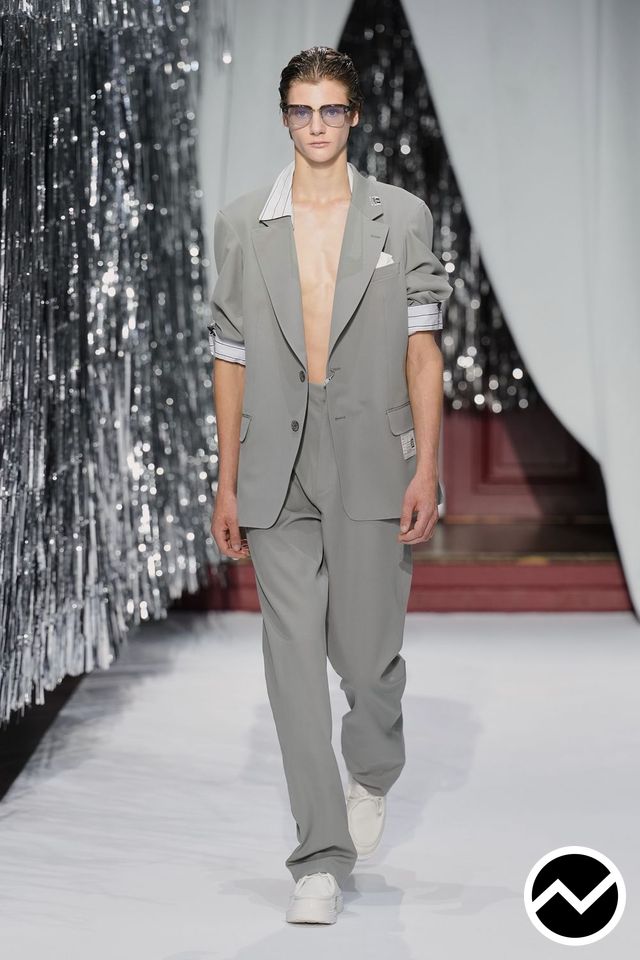Maison Mihara Yasuhiro SS27 menswear, look 1