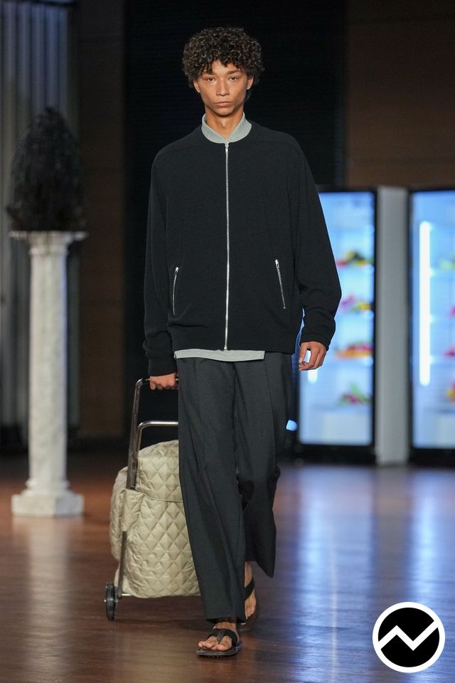 Marie Adam Leenaerdt, SS27 menswear, Zip Up Sweatshirt, look 24