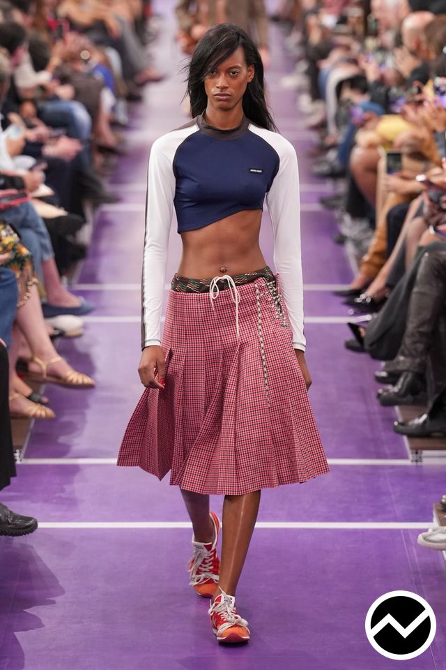 Miu Miu, SS27 womenswear, A-Line Skirts, look 4