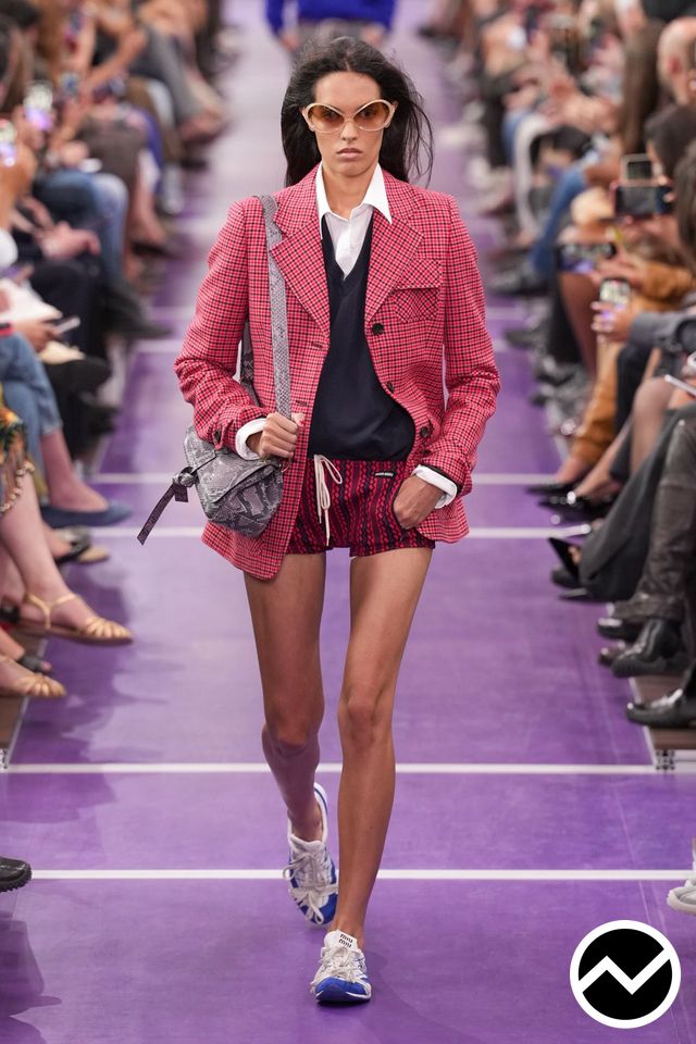 Miu Miu, SS27 womenswear, Lounge Shorts, look 7