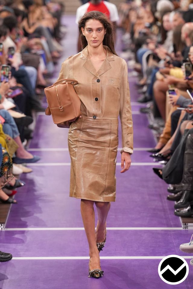 Miu Miu, SS27 womenswear, Leather, look 42