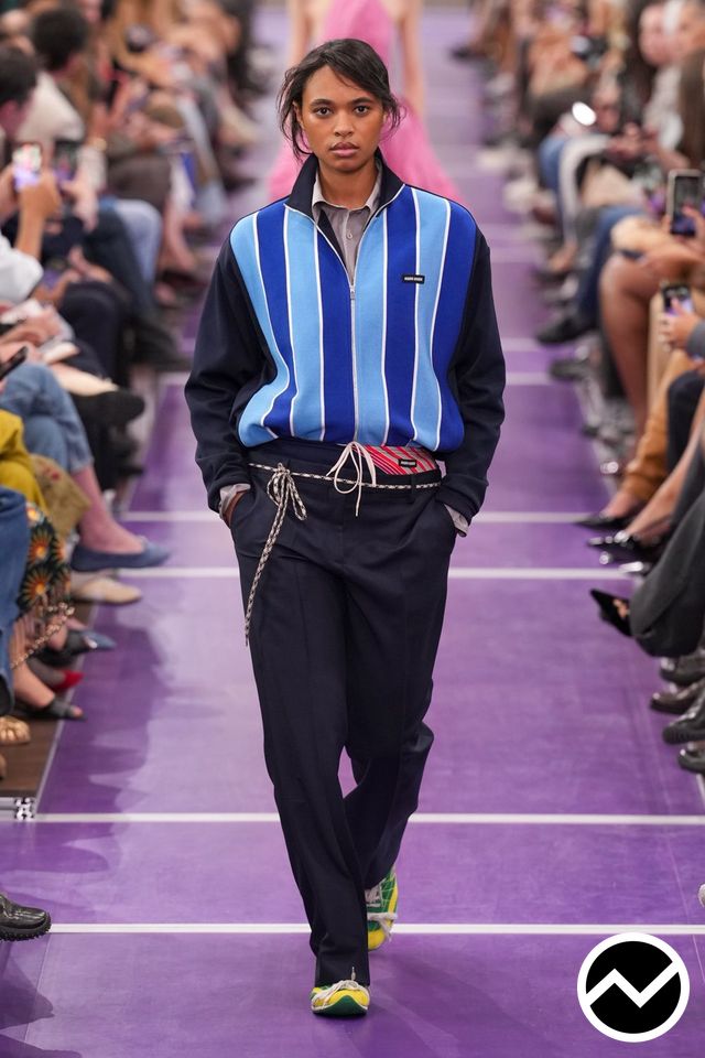 Miu Miu, SS27 womenswear, Royal Blue, look 46