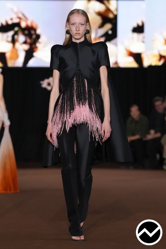 Mugler, SS27 womenswear, Hook-and-Eye Jacket, look 28