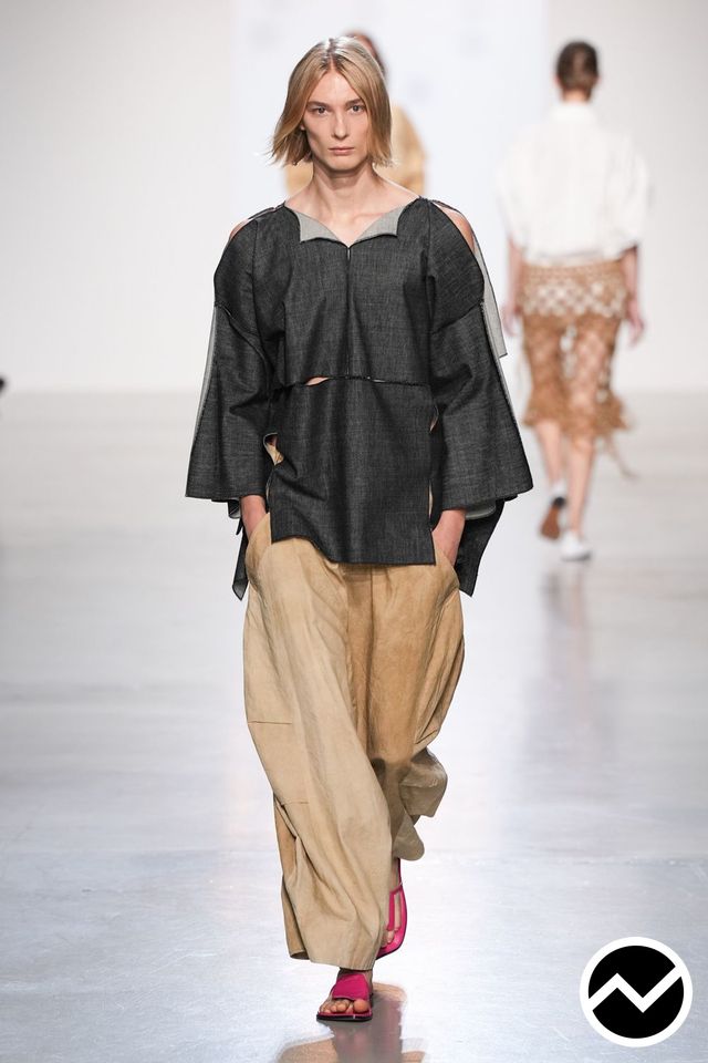 Niccolò Pasqualetti, SS27 menswear, Palazzo Pants, look 33
