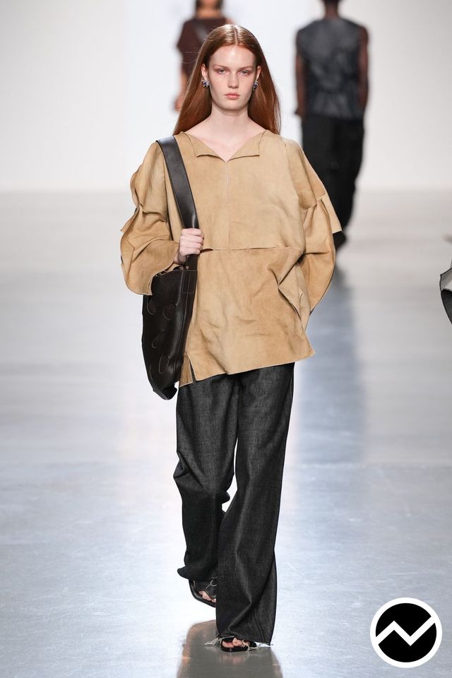 Niccolò Pasqualetti, SS27 womenswear, Wide Leg Jeans, look 34