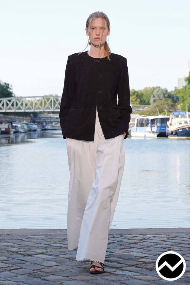 Officine Générale, SS27 womenswear, Loose Pants, look 9