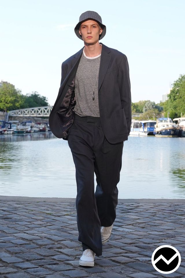 Officine Générale, SS27 menswear, Charcoal, look 11