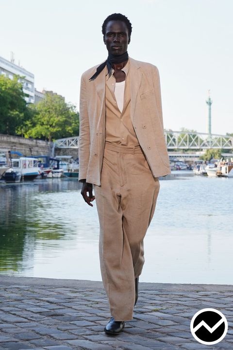 Officine Générale, SS27 menswear, Camel, look 18