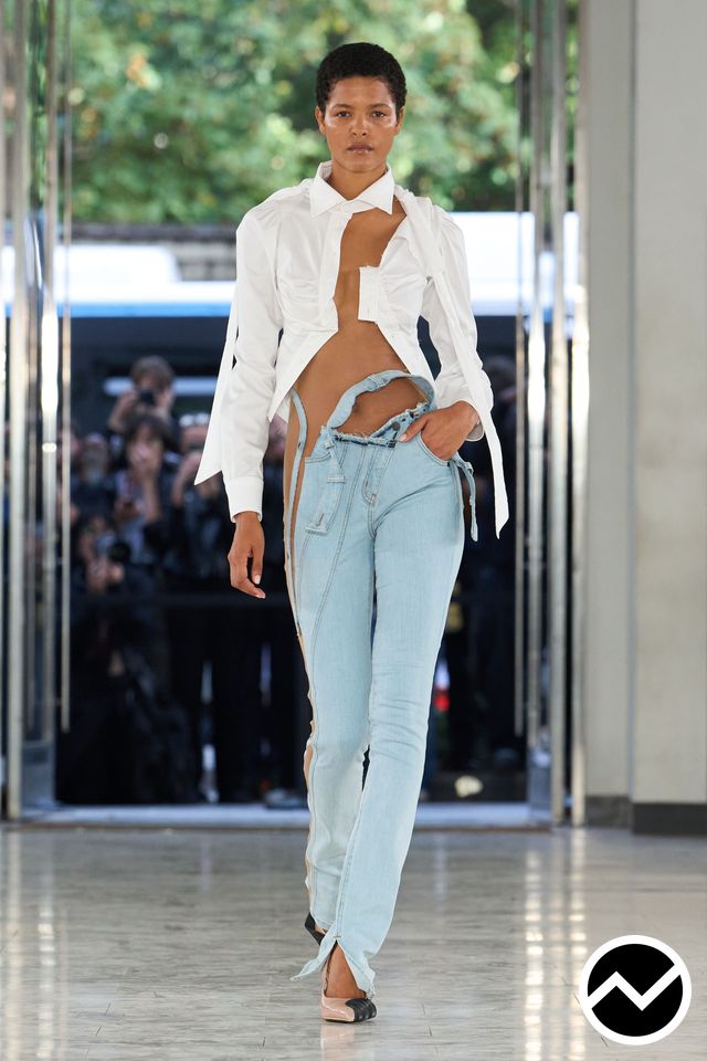 Ottolinger, SS27 womenswear, Full Length Jeans, look 29