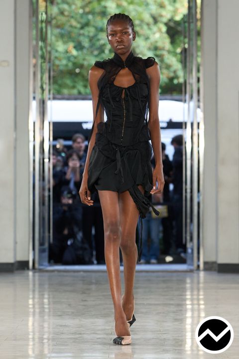 Ottolinger, SS27 womenswear, High Neckline Top, look 33