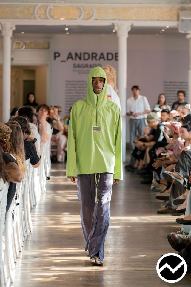 Pedro Andrade, SS27 menswear, Olive, look 4