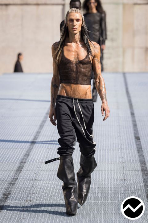 Rick Owens SS27 menswear, look 1