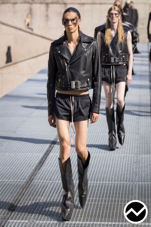Rick Owens, SS27 menswear, Biker, look 19