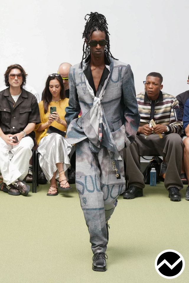 Sacai SS27 menswear, look 42