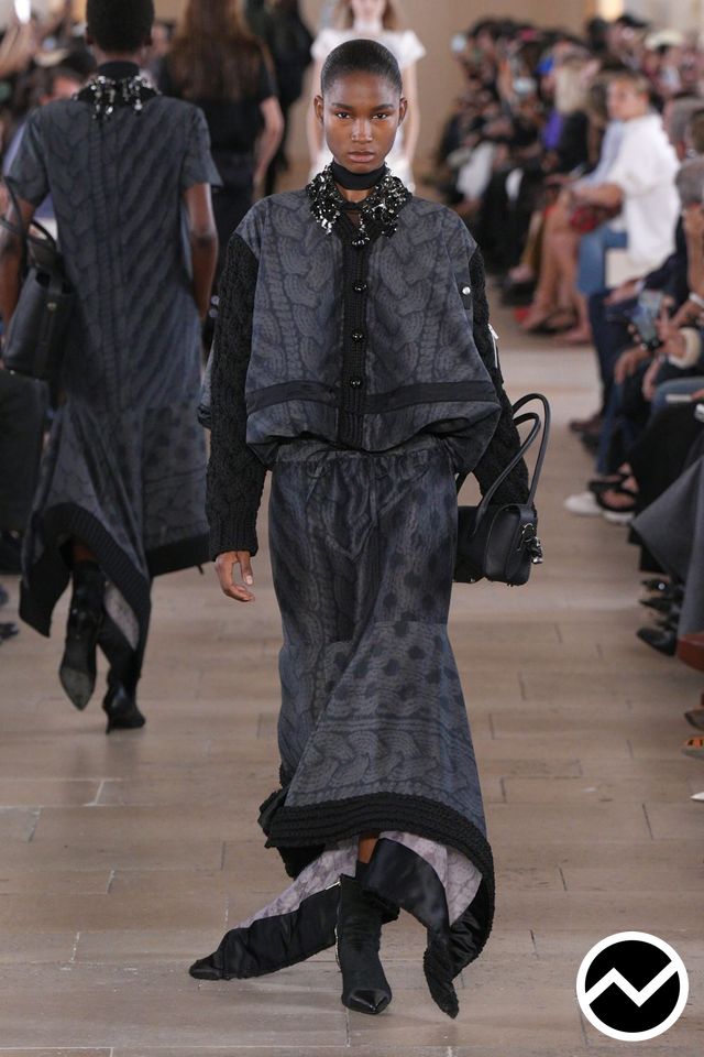 Sacai, SS27 womenswear, Graphic, look 32