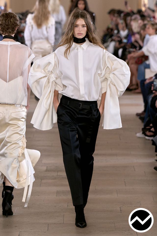 Sacai, SS27 womenswear, Oversized Shirts, look 38