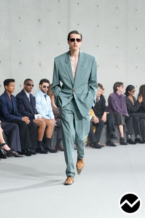 Saint Laurent, SS27 menswear, 80s Retro, look 6
