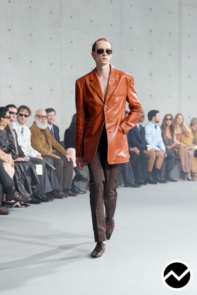 Saint Laurent, SS27 menswear, Terra Cotta, look 19