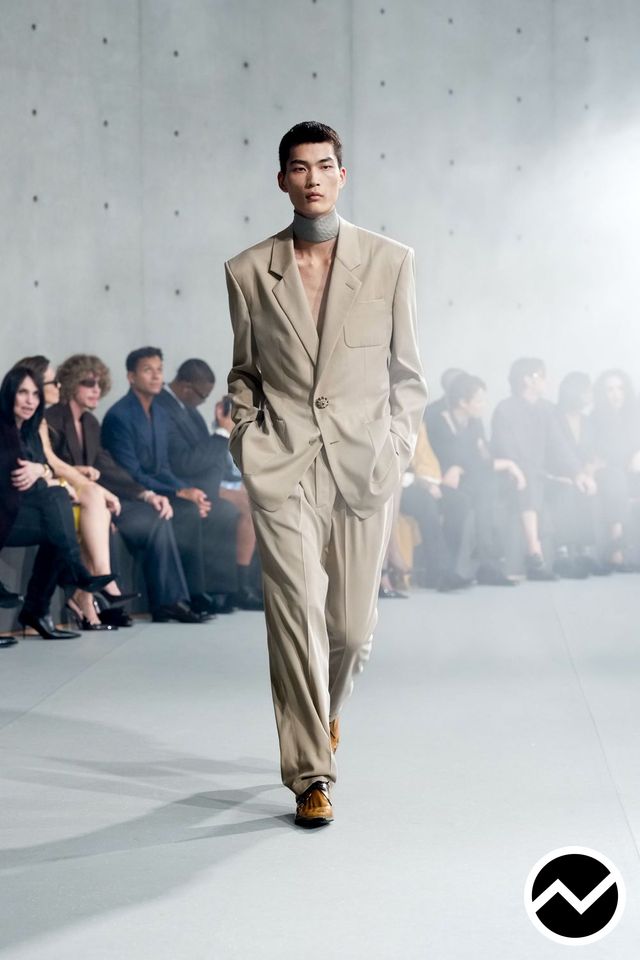 Saint Laurent, SS27 menswear, Sand, look 21