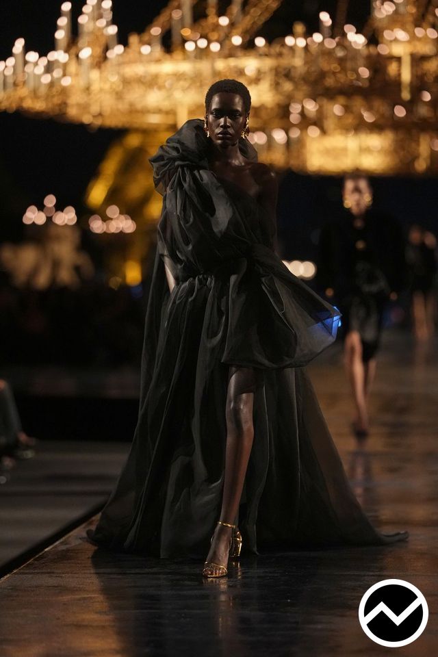 Saint Laurent, SS27 womenswear, Dark Romance, look 51