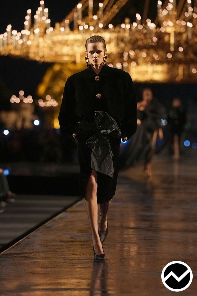 Saint Laurent, SS27 womenswear, Velvet, look 52
