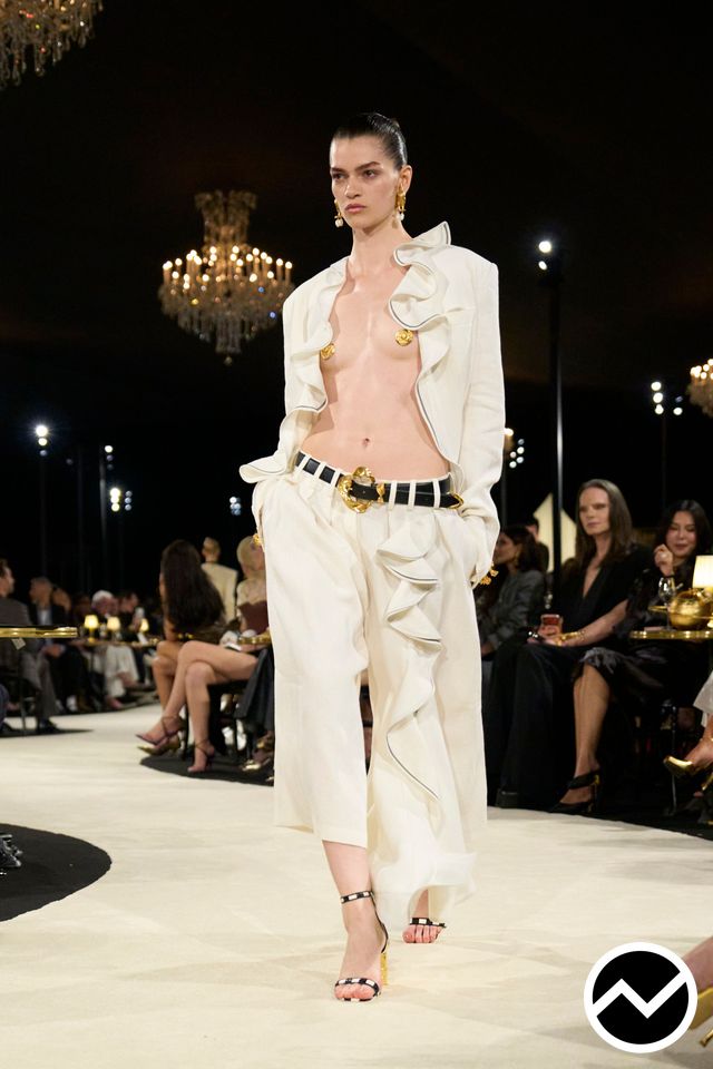 Schiaparelli, SS27 womenswear, Cropped Pants, look 31