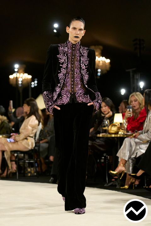 Schiaparelli, SS27 womenswear, Velvet, look 46