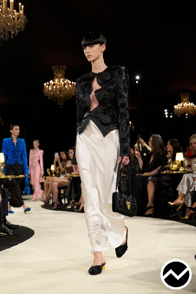 Schiaparelli, SS27 womenswear, 80s Retro, look 50