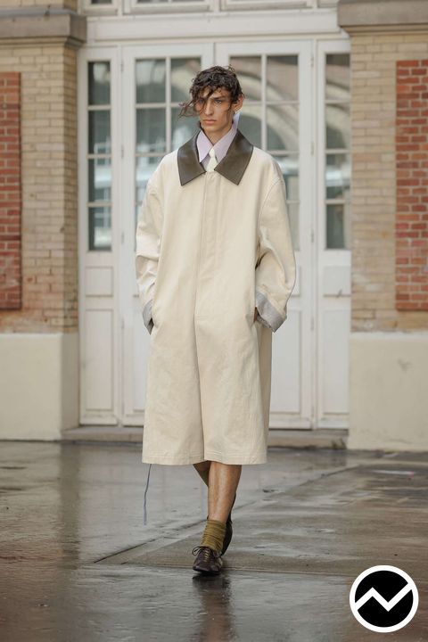 Sean Suen, SS27 menswear, Stand Collar Coat, look 7