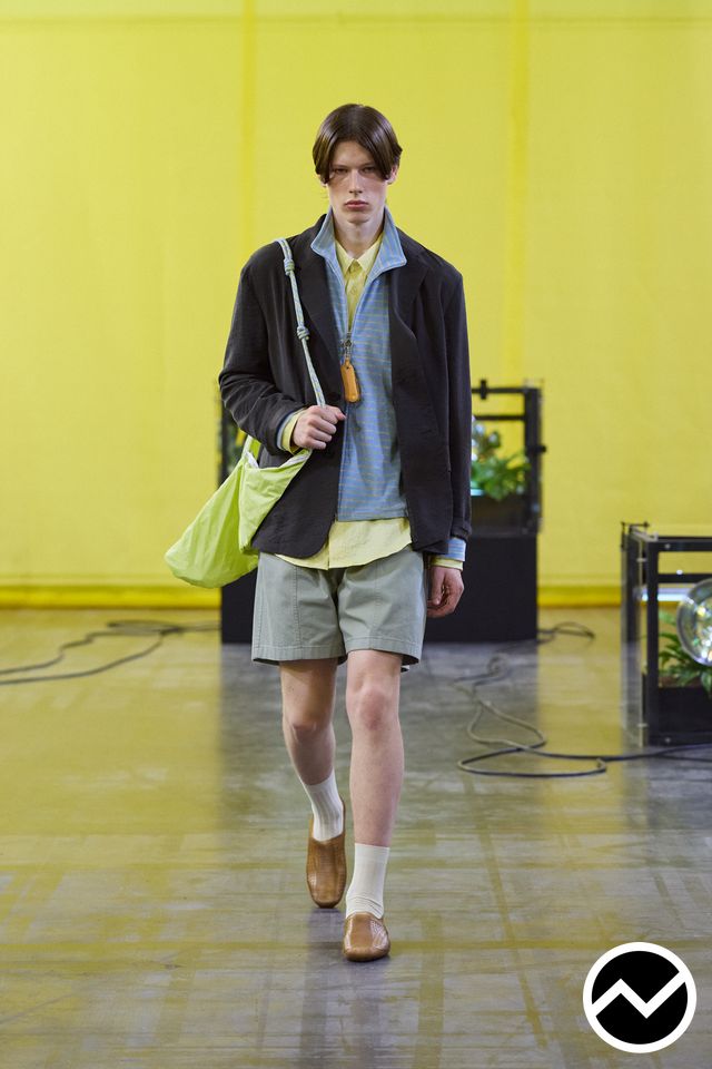 Solid Homme, SS27 menswear, Side Pocket Shorts, look 5