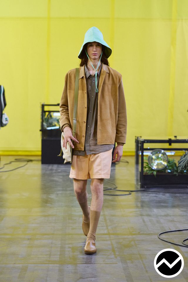 Solid Homme, SS27 menswear, Caramel, look 6