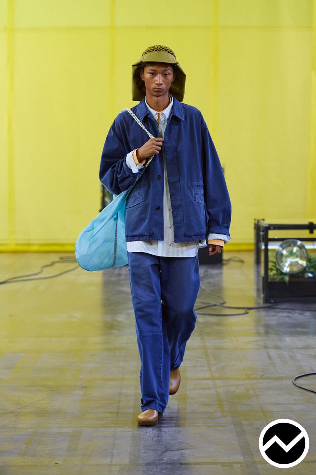 Solid Homme, SS27 menswear, Heritage Workwear, look 10