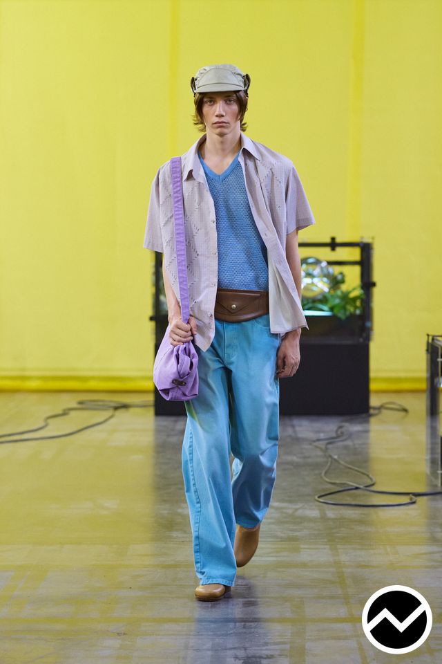 Solid Homme, SS27 menswear, Sky, look 11