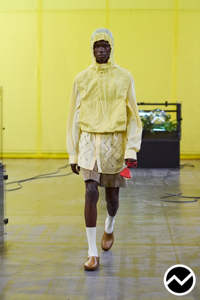 Solid Homme, SS27 menswear, Lemon, look 12