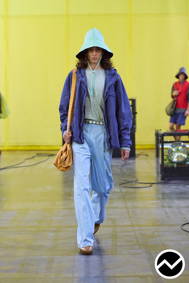 Solid Homme, SS27 menswear, Pastel Blue, look 23