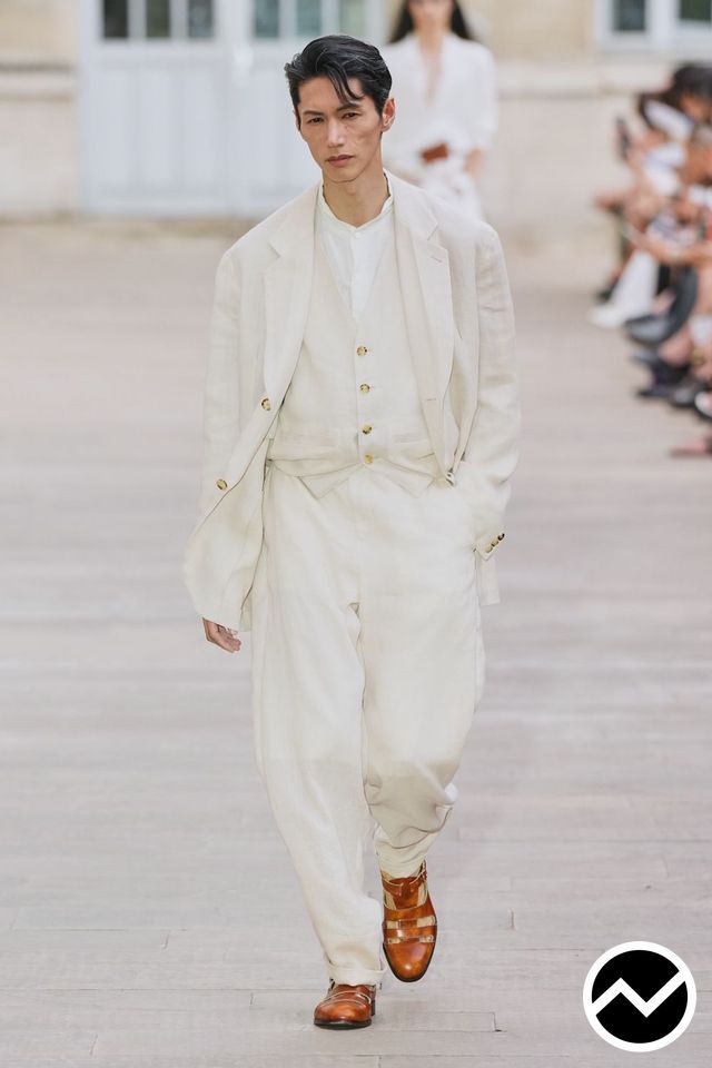 Soshiotsuki, SS27 menswear, White, look 3