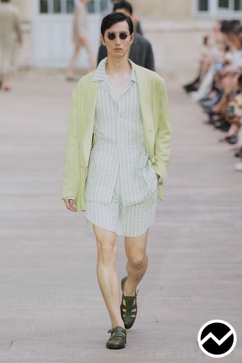 Soshiotsuki, SS27 menswear, Split Shorts, look 19