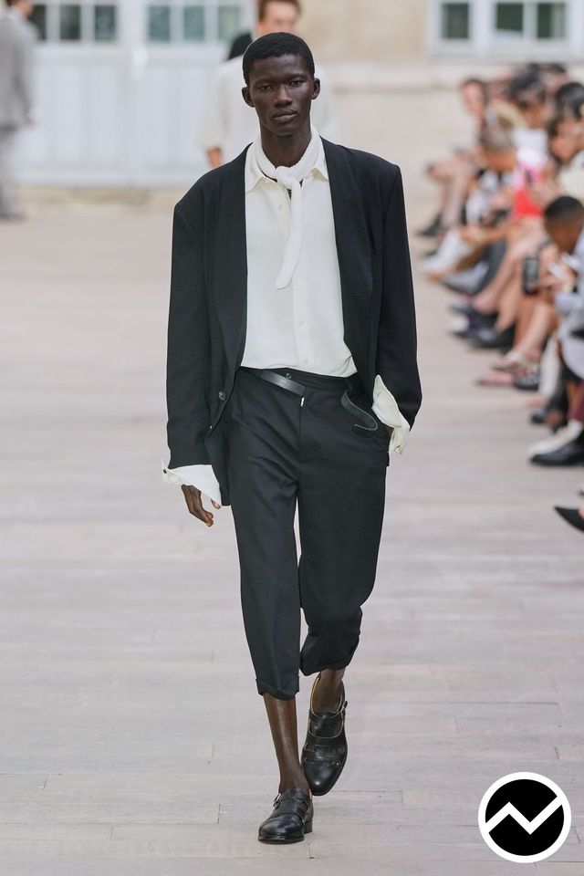 Soshiotsuki, SS27 menswear, Drop Shoulder Jacket, look 33